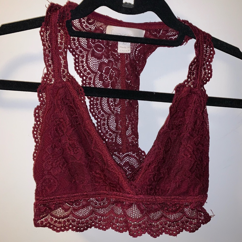 Francesca’s Remington Racer Back Lace Bralette